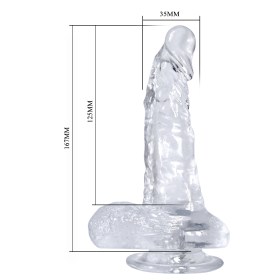 Realističan providni dildo BW 8018NM-10